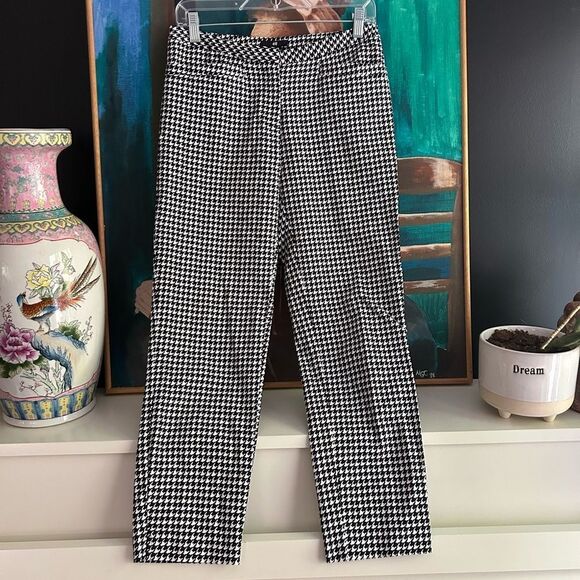 H&M Black and White Houndstooth Cropped Pants 6 - Picture 16 of 16